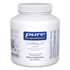 Pure Encapsulations frasco delantero mostrando etiqueta y tamaño del envase, confianza de marca