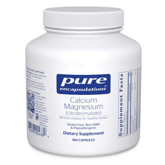 Pure Encapsulations frasco delantero mostrando 180 cápsulas y etiqueta clara