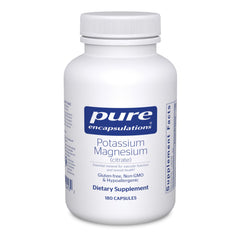 Pure Encapsulations frasco frontal mostrando etiqueta y cantidad 180 cápsulas para confianza