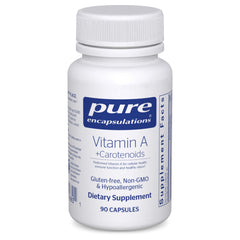 Pure Encapsulations frasco visión mostrando envase y beneficio ocular
