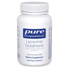 Pure Encapsulations envase frontal mostrando denominación y beneficio antioxidante