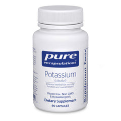 Pure Encapsulations envase frontal mostrando 90 cápsulas y beneficios claros