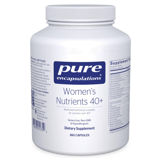 Pure Encapsulations envase frontal mostrando el producto y diseño, presenta confianza