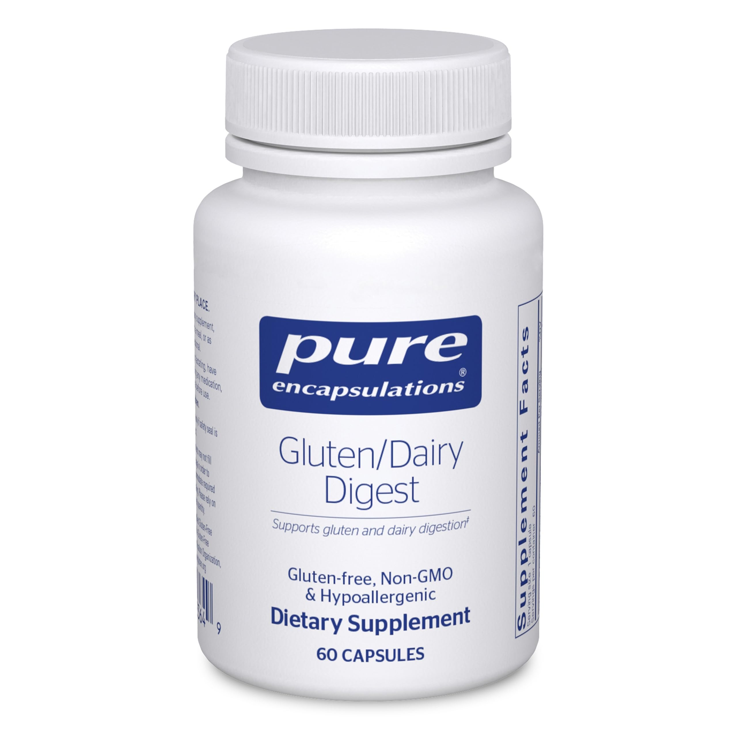 Pure Encapsulations frasco frontal mostrando diseño y beneficio de confianza
