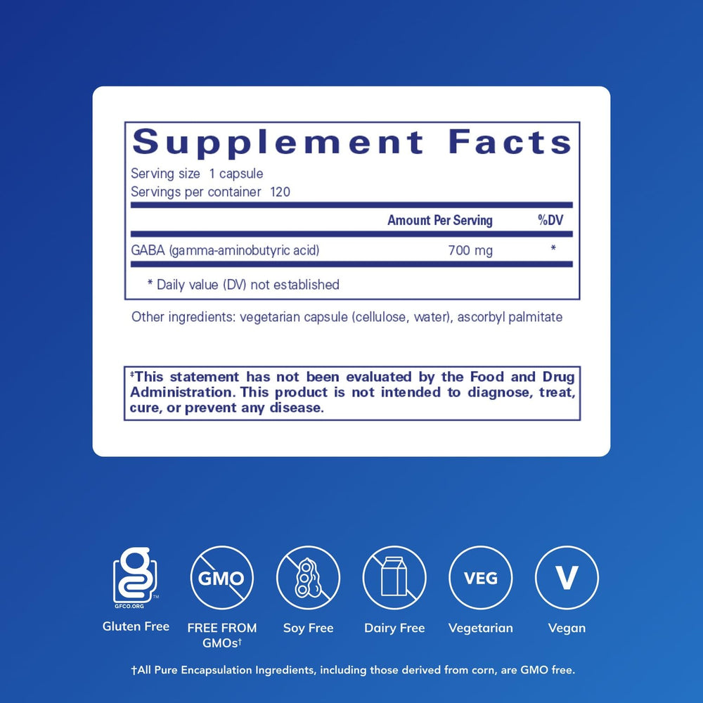 Pure Encapsulations cápsula en primer plano que destaca formulación limpia