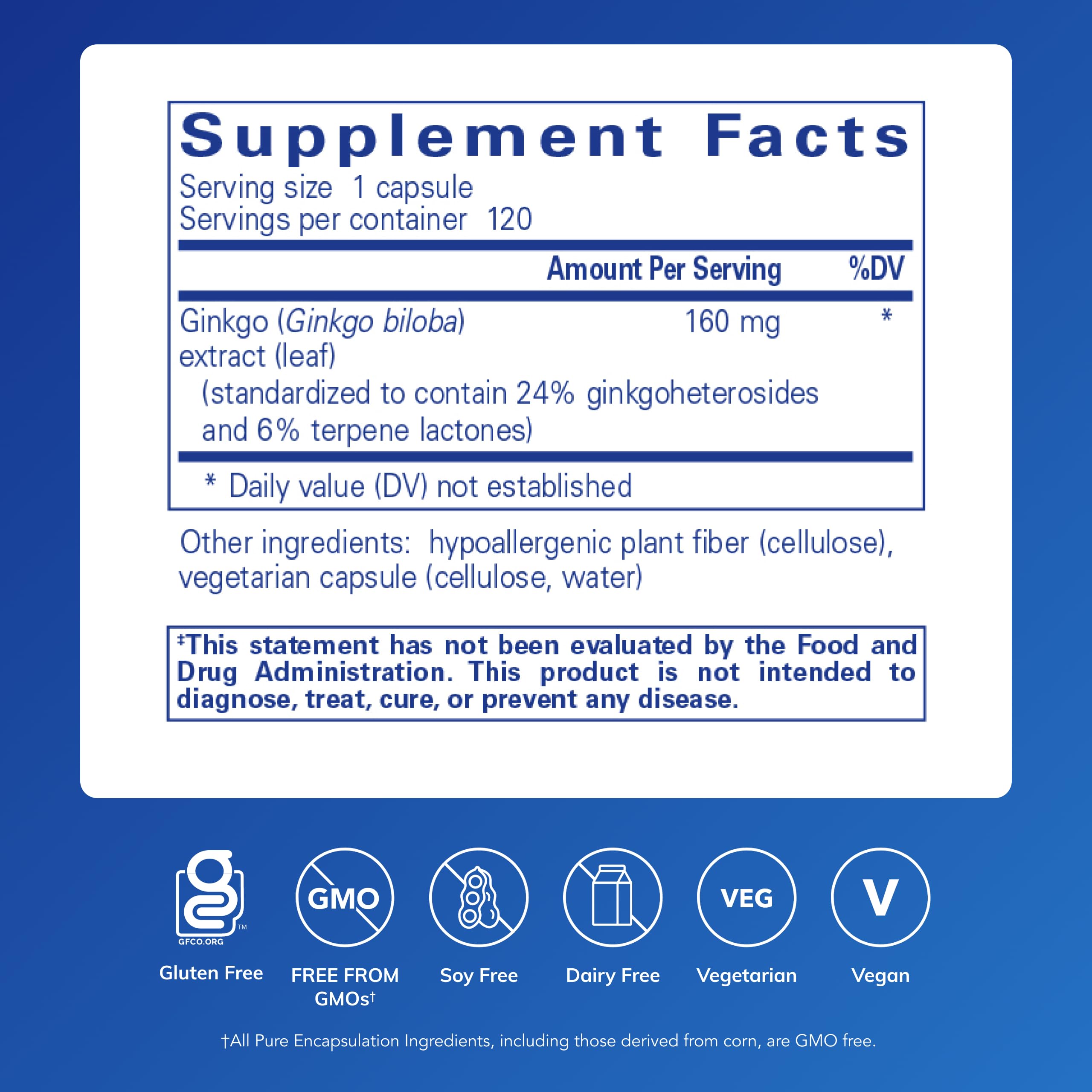 Pure Encapsulations cápsulas en mano para dosificación cómoda diaria