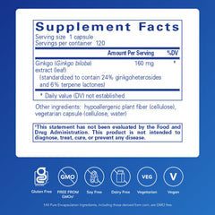 Pure Encapsulations cápsulas en mano para dosificación cómoda diaria