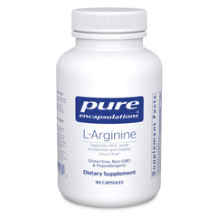 Pure Encapsulations frasco frontal mostrando 90 cápsulas, confianza en pureza