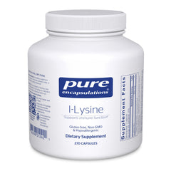 Pure Encapsulations frasco frontal mostrando 270 cápsulas, confianza en pureza