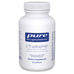 Pure Encapsulations frasco frontal mostrando nombre y cápsulas para sueño