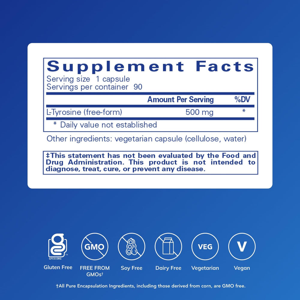 Pure Encapsulations cápsula en primer plano resaltando la formulación vegana