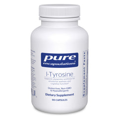 Pure Encapsulations frasco frontal mostrando 90 cápsulas y pureza del producto