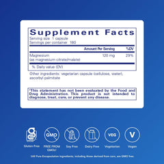 Pure Encapsulations cápsulas en primer plano que muestran tamaño fácil de tragar