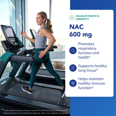 Polvo de N‑acetilcisteína desde cápsula abierta Pure Encapsulations para perfil activo