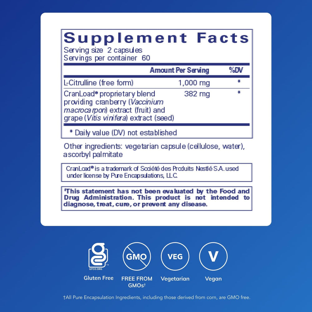 Pure Encapsulations cápsula en mano para dosificación práctica y cómoda