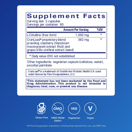 Pure Encapsulations cápsula en mano para dosificación práctica y cómoda