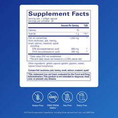 Pure Encapsulations cápsula blanda en primer plano con aspecto fácil de tragar