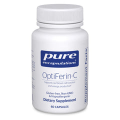 Pure Encapsulations frasco frontal mostrando diseño y beneficios