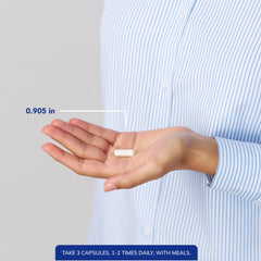 Etiqueta nutricional de Pure Encapsulations OsteoBalance con información de calcio y cofactors