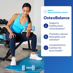 Ingredientes en polvo y minerales usados en OsteoBalance por Pure Encapsulations, visual informativa