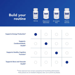 Pure Encapsulations frasco P5P 50 en ambiente saludable inspirando uso diario