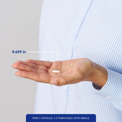 Pure Encapsulations caja abierta con cápsulas para referencia de cantidad