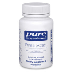Pure Encapsulations botella frontal mostrando etiqueta clara y tamaño