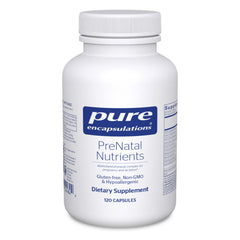 Pure Encapsulations envase frontal con información clara y confianza