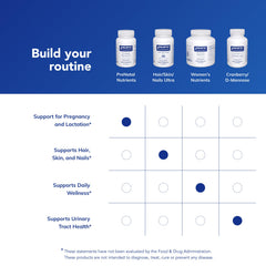 Pure Encapsulations ingredientes en polvo mostrando pureza y origen confiable