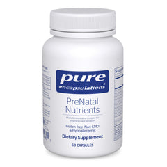 Pure Encapsulations envase frontal mostrando la presentación y beneficios