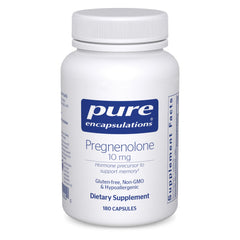 Pure Encapsulations envase frontal mostrando 180 cápsulas y marca, confianza de pureza