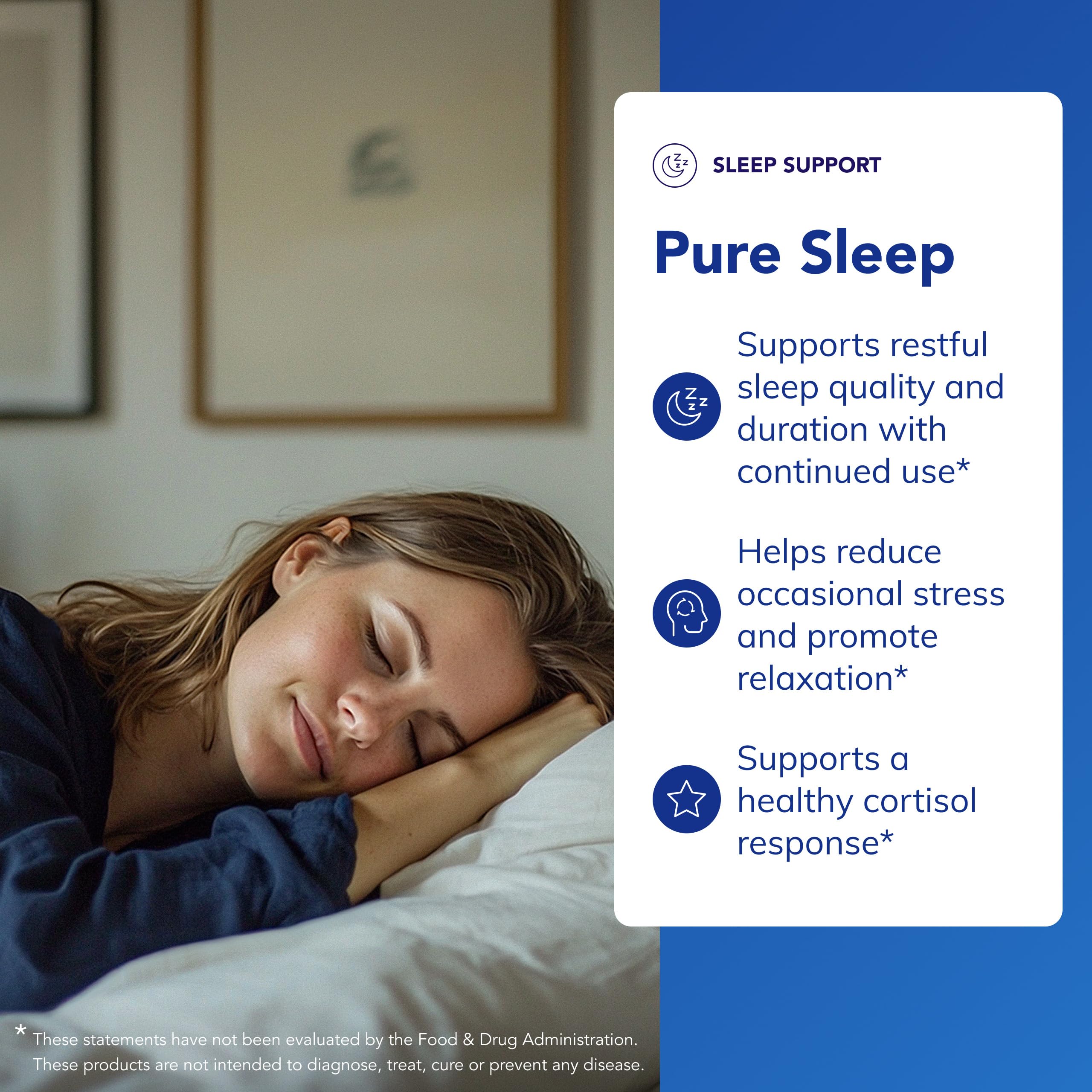 Pure Encapsulations Pure Sleep ingredientes botánicos mostrados y naturalidad