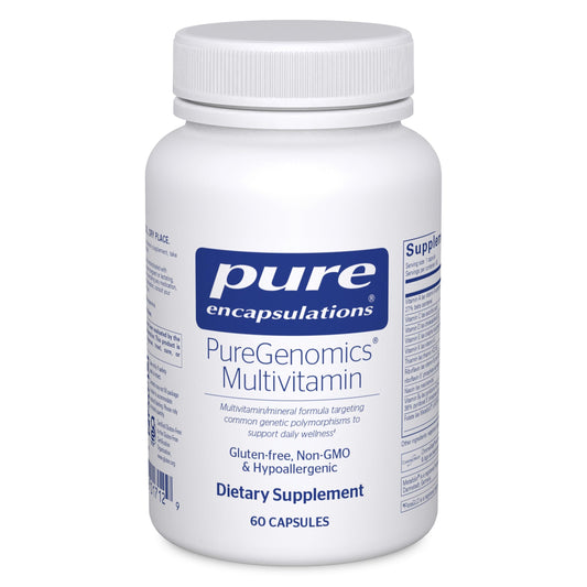 Pure Encapsulations envase frontal mostrando etiqueta clara y beneficios