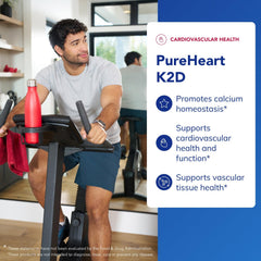 Pure Encapsulations PureHeart K2D ingredientes y lista nutricional para transparencia