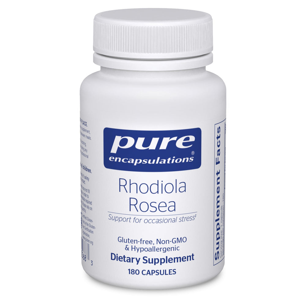 Pure Encapsulations frasco frontal con beneficios de apoyo al estrés