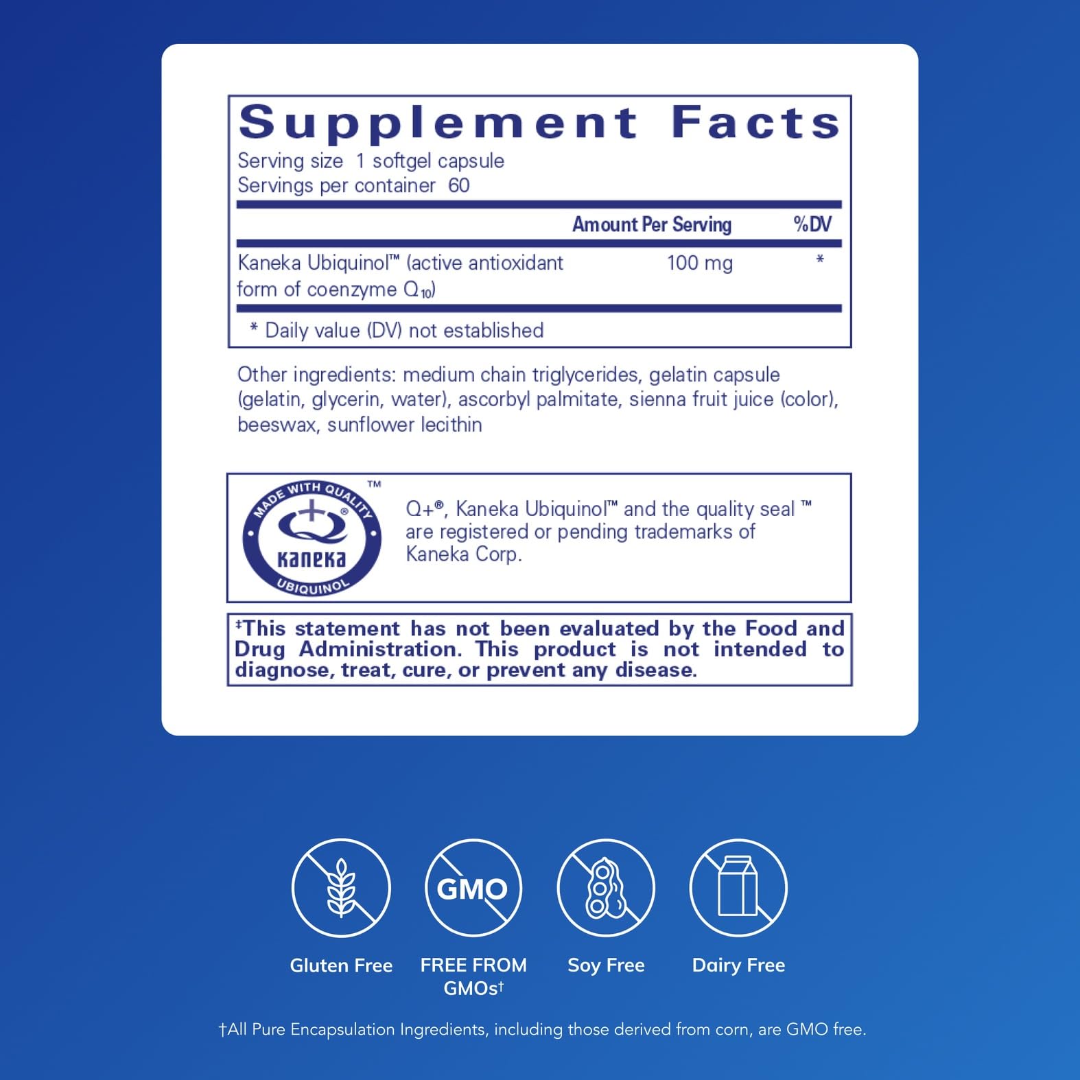 Primer plano de la textura de la cápsula de Pure Encapsulations beneficiando absorción