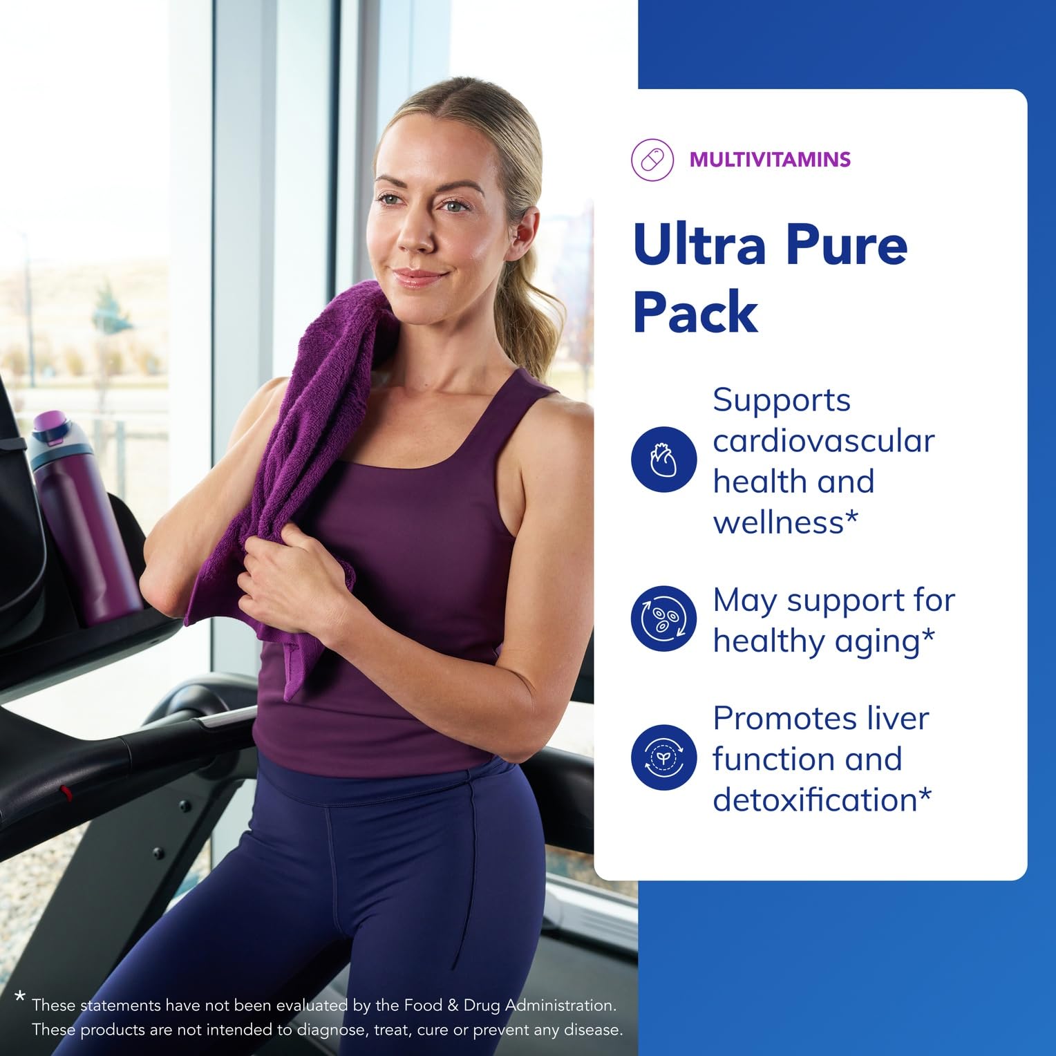 Pure Encapsulations etiqueta con lista de ingredientes, transparencia y calidad