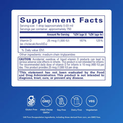 Pure Encapsulations etiqueta con ingredientes y pureza, transparencia en la formulación
