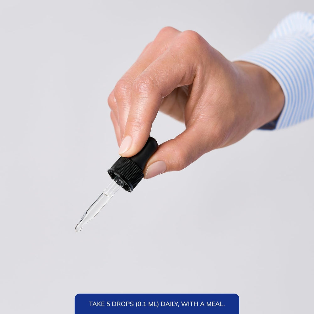 Pure Encapsulations gota del líquido sobre cuchara fácil de administrar