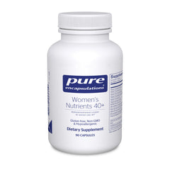 Pure Encapsulations frente del envase mostrando fórmula 90 cápsulas y beneficios