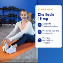 Gota de Zinc Liquid Pure Encapsulations destacando textura líquida y fácil mezcla