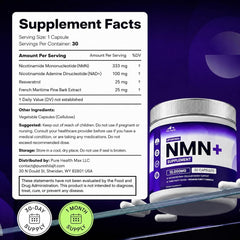 PURE HEALTH MAX persona activa representando apoyo a la vitalidad