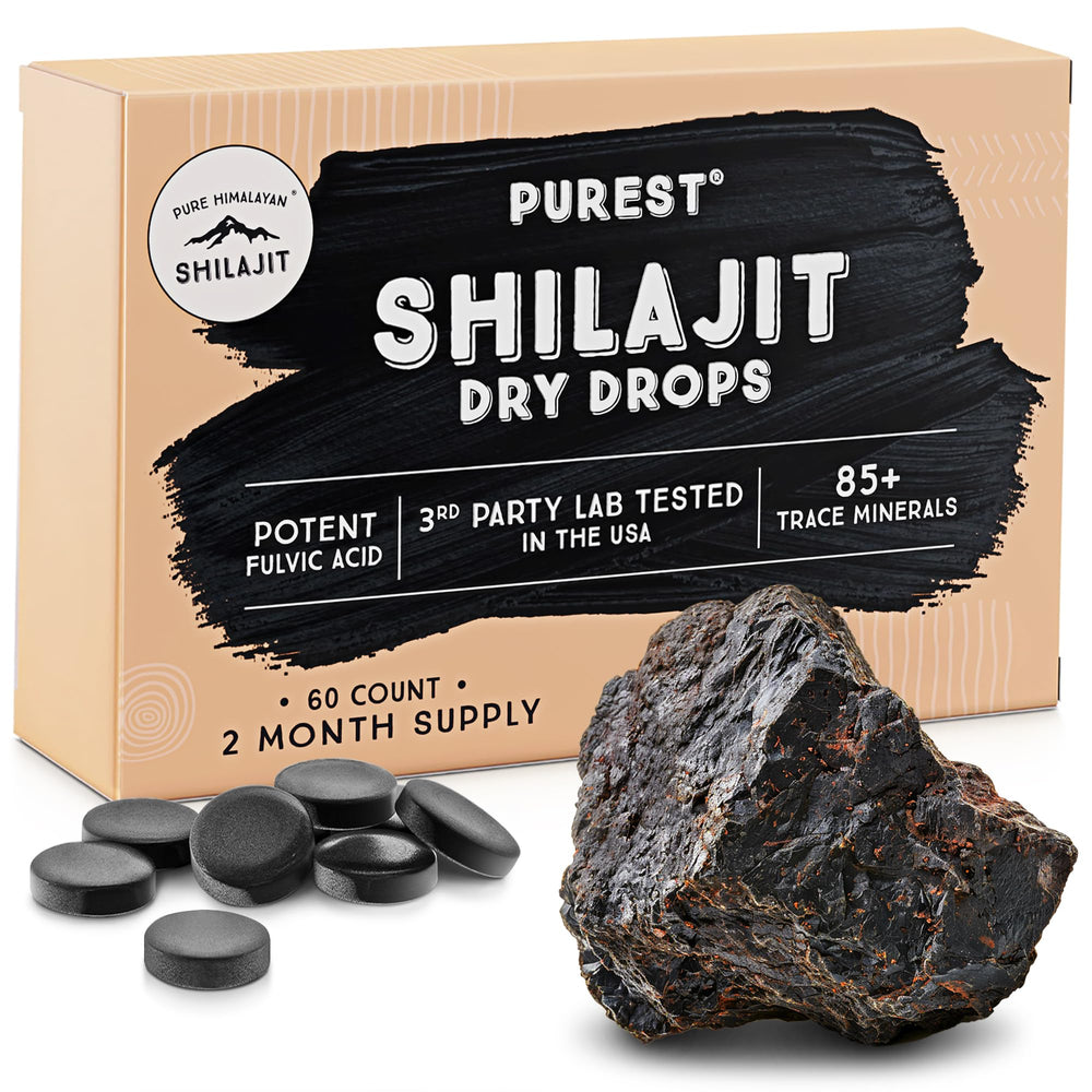 Pure Himalayan Shilajit envase frontal mostrando formato sellado y conveniencia