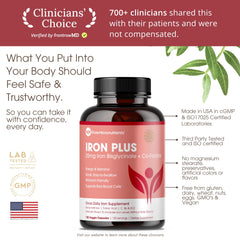 Pure Micronutrients comparación de tamaño de cápsula para visualización de dosis