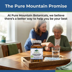 Pure Mountain Botanicals manos sosteniendo frascos que muestran confianza familiar