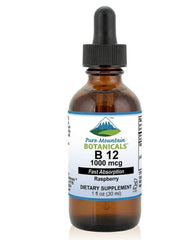 Pure Mountain Botanicals frente del frasco mostrando diseño y beneficio de dosificación