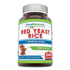 Pure Naturals frasco frontal mostrando 240 cápsulas y etiqueta clara para confianza