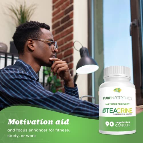 Etiqueta de Pure Nootropics con número de lote visible para verificar fecha y calidad