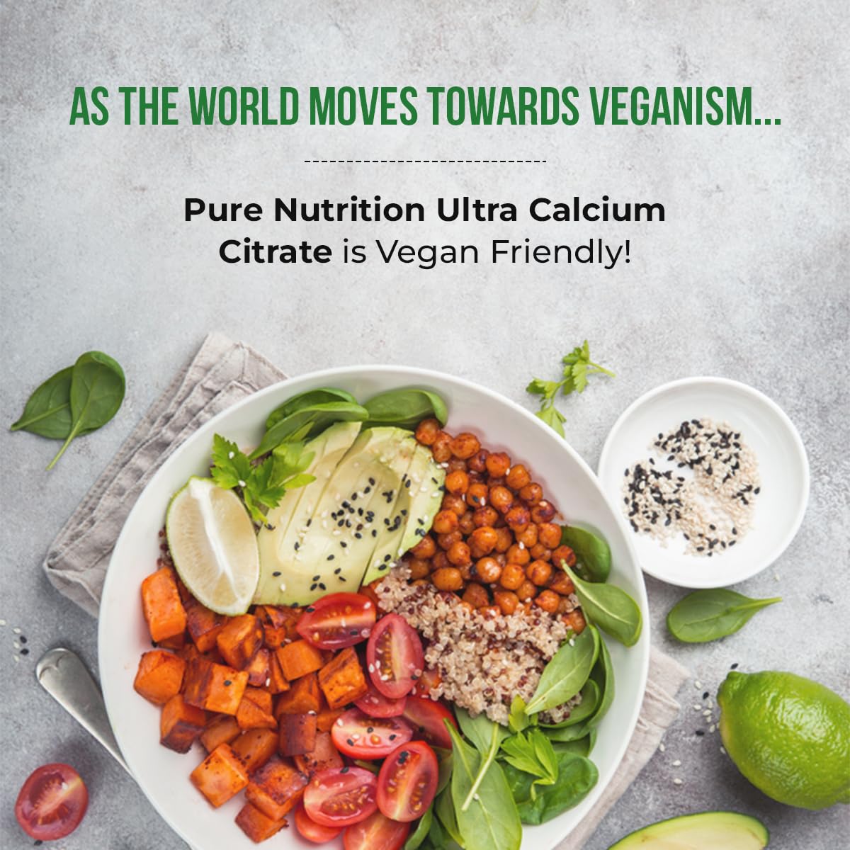 PURE NUTRITION NATURAL TREASURES producto en contexto de vida saludable y rutina diaria