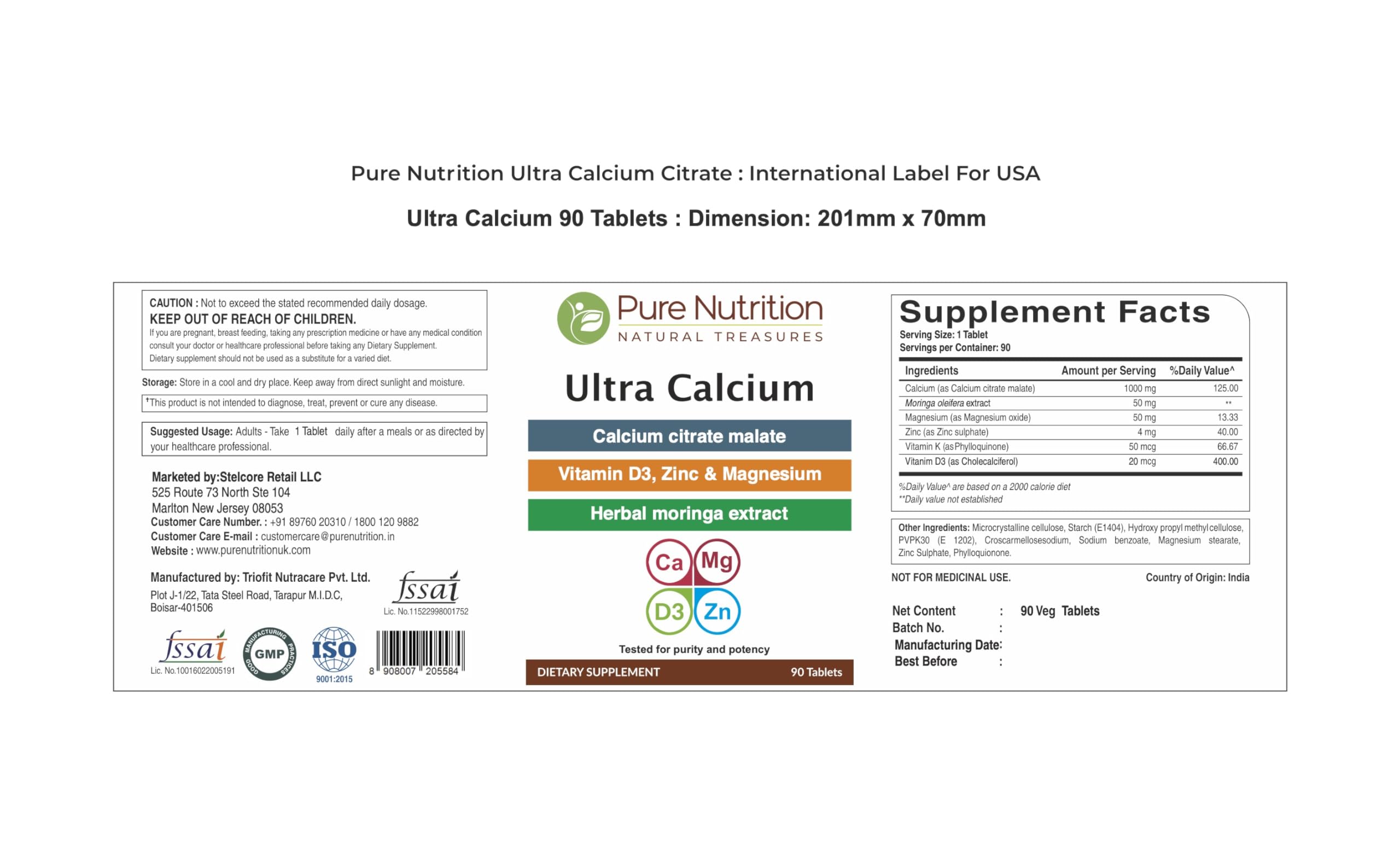 Pure Nutrition tabletas junto a un desayuno saludable, beneficio integración en la rutina diaria